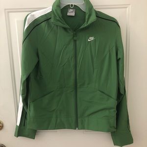 New Lightweight Green Small Nike Track Jacket